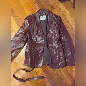 Vintage leather jacket!